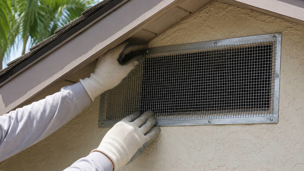 Humane Wildlife Exclusion Attic Vent near Orlando